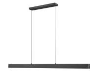 LED Linear Chandelier by Z-Lite - Hudson Collection, Matte Black Finish - 1016-72L-MB-LED