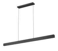 LED Linear Chandelier by Z-Lite - Hudson Collection, Matte Black Finish - 1016-72L-MB-LED