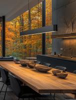 LED Linear Chandelier by Z-Lite - Hudson Collection, Matte Black Finish - 1016-72L-MB-LED