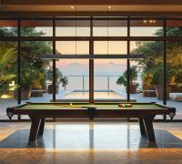 LED Linear Chandelier by Z-Lite - Hudson Collection, Matte Black Finish - 1016-72L-MB-LED