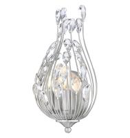 Two Light Wall Sconce by Z-Lite - Gabriella Collection, Brushed Nickel Finish - 1957-2S-BN