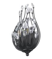 Two Light Wall Sconce by Z-Lite - Gabriella Collection, Matte Black Finish - 1957-2S-MB