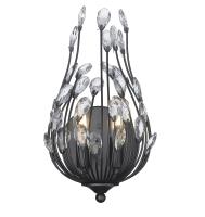 Two Light Wall Sconce by Z-Lite - Gabriella Collection, Matte Black Finish - 1957-2S-MB