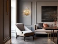 Two Light Wall Sconce by Z-Lite - Gabriella Collection, Modern Gold Finish - 1957-2S-MGLD