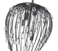 Five Light Pendant by Z-Lite - Gabriella Collection, Matte Black Finish - 1957P15-MB