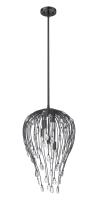 Five Light Pendant by Z-Lite - Gabriella Collection, Matte Black Finish - 1957P15-MB