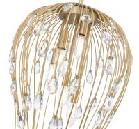 Five Light Pendant by Z-Lite - Gabriella Collection, Modern Gold Finish - 1957P15-MGLD