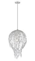 Six Light Pendant by Z-Lite - Gabriella Collection, Brushed Nickel Finish - 1957P18-BN