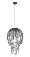 Six Light Pendant by Z-Lite - Gabriella Collection, Matte Black Finish - 1957P18-MB