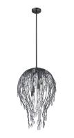 Six Light Pendant by Z-Lite - Gabriella Collection, Matte Black Finish - 1957P18-MB