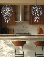 Six Light Pendant by Z-Lite - Gabriella Collection, Matte Black Finish - 1957P18-MB