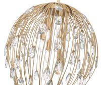 Six Light Pendant by Z-Lite - Gabriella Collection, Modern Gold Finish - 1957P18-MGLD