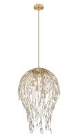 Six Light Pendant by Z-Lite - Gabriella Collection, Modern Gold Finish - 1957P18-MGLD