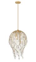 Six Light Pendant by Z-Lite - Gabriella Collection, Modern Gold Finish - 1957P18-MGLD