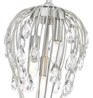 Three Light Pendant by Z-Lite - Gabriella Collection, Brushed Nickel Finish - 1957P9-BN