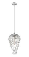 Three Light Pendant by Z-Lite - Gabriella Collection, Brushed Nickel Finish - 1957P9-BN