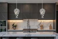 Three Light Pendant by Z-Lite - Gabriella Collection, Brushed Nickel Finish - 1957P9-BN