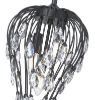 Three Light Pendant by Z-Lite - Gabriella Collection, Matte Black Finish - 1957P9-MB
