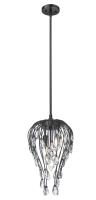 Three Light Pendant by Z-Lite - Gabriella Collection, Matte Black Finish - 1957P9-MB