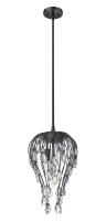 Three Light Pendant by Z-Lite - Gabriella Collection, Matte Black Finish - 1957P9-MB