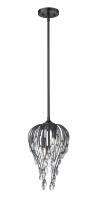 Three Light Pendant by Z-Lite - Gabriella Collection, Matte Black Finish - 1957P9-MB
