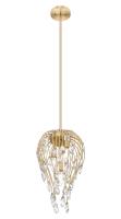Three Light Pendant by Z-Lite - Gabriella Collection, Modern Gold Finish - 1957P9-MGLD