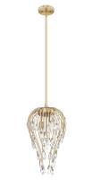 Three Light Pendant by Z-Lite - Gabriella Collection, Modern Gold Finish - 1957P9-MGLD