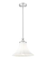 One Light Pendant by Z-Lite - Fleur Collection, Brushed Nickel Finish - 1958P12-BN