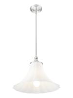One Light Pendant by Z-Lite - Fleur Collection, Brushed Nickel Finish - 1958P16-BN