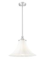 One Light Pendant by Z-Lite - Fleur Collection, Brushed Nickel Finish - 1958P16-BN