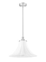 One Light Pendant by Z-Lite - Fleur Collection, Brushed Nickel Finish - 1958P16-BN