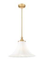 One Light Pendant by Z-Lite - Fleur Collection, Modern Gold Finish - 1958P16-MGLD