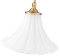One Light Pendant by Z-Lite - Fleur Collection, Modern Gold Finish - 1958P16-MGLD