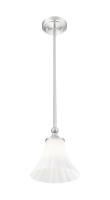 One Light Pendant by Z-Lite - Fleur Collection, Brushed Nickel Finish - 1958P8-BN