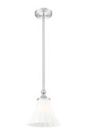 One Light Pendant by Z-Lite - Fleur Collection, Brushed Nickel Finish - 1958P8-BN