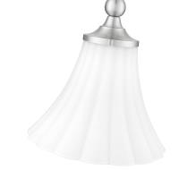 One Light Pendant by Z-Lite - Fleur Collection, Brushed Nickel Finish - 1958P8-BN