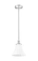 One Light Pendant by Z-Lite - Fleur Collection, Brushed Nickel Finish - 1958P8-BN