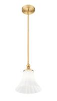 One Light Pendant by Z-Lite - Fleur Collection, Modern Gold Finish - 1958P8-MGLD