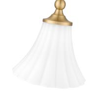 One Light Pendant by Z-Lite - Fleur Collection, Modern Gold Finish - 1958P8-MGLD