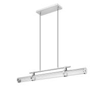 LED Linear Chandelier by Z-Lite - Benoit Collection, Brushed Nickel Finish - 1959-44L-BN-LED