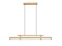 LED Linear Chandelier by Z-Lite - Benoit Collection, Modern Gold Finish - 1959-44L-MGLD-LED