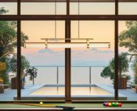 LED Linear Chandelier by Z-Lite - Benoit Collection, Modern Gold Finish - 1959-44L-MGLD-LED