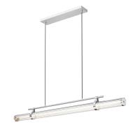 LED Linear Chandelier by Z-Lite - Benoit Collection, Brushed Nickel Finish - 1959-54L-BN-LED
