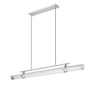 LED Linear Chandelier by Z-Lite - Benoit Collection, Brushed Nickel Finish - 1959-54L-BN-LED