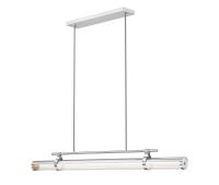 LED Linear Chandelier by Z-Lite - Benoit Collection, Brushed Nickel Finish - 1959-54L-BN-LED