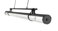 LED Linear Chandelier by Z-Lite - Benoit Collection, Matte Black Finish - 1959-54L-MB-LED