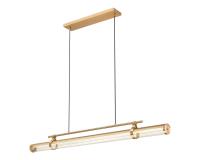 LED Linear Chandelier by Z-Lite - Benoit Collection, Modern Gold Finish - 1959-54L-MGLD-LED