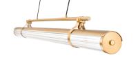 LED Linear Chandelier by Z-Lite - Benoit Collection, Modern Gold Finish - 1959-54L-MGLD-LED