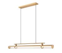 LED Linear Chandelier by Z-Lite - Benoit Collection, Modern Gold Finish - 1959-54L-MGLD-LED