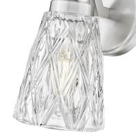 One Light Wall Sconce by Z-Lite - Andree Collection, Brushed Nickel Finish - 1960-1S-BN